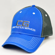 Royal Blue Rip-Stop & Charcoal Air-Mesh Semi-Pro Trucker
